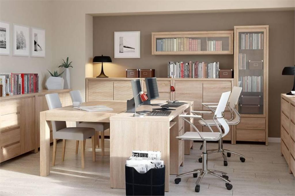 Kaspian sonoma elemes bútorcsalád nappali és dolgozószoba