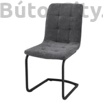Kép 2/9 - 108 Étkezőszék Raven 15 szürke fekete lábbal