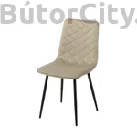 Kép 3/7 - Modern szék 129 velvet/bársony szövet, latte