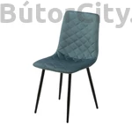 Kép 6/7 - Modern szék 129 velvet/bársony szövet, türkizkék
