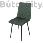 Kép 7/7 - Modern szék 129 velvet/bársony szövet, zöld