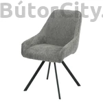 Kép 5/7 - Denton 130 forgószék, szürke, buklé (bouclé)