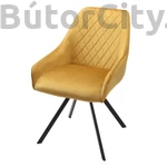 Kép 1/11 - Denton forgó étkezőszék - bársony (többféle szín)