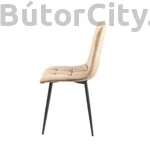 Kép 3/11 - Modern szék velvet/bársony szövet, barna