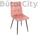 Kép 4/11 -  Modern szék velvet/bársony szövet, púder