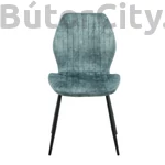 Kép 8/10 - Modern étkezőszék függőleges tűzéssel, türkiz