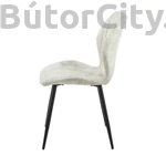 Kép 4/10 - Modern étkezőszék függőleges tűzéssel, bézs