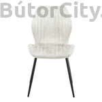 Kép 3/10 - Modern étkezőszék függőleges tűzéssel, bézs