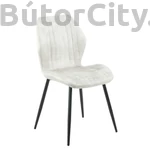 Kép 1/10 - Modern étkezőszék függőleges tűzéssel (bézs vagy türkiz)