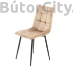 Kép 7/11 - Modern szék velvet/bársony szövet, barna