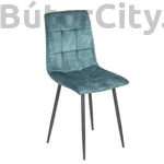 Kép 8/11 - Modern szék velvet/bársony szövet, kék