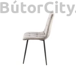 Kép 11/11 - Modern szék velvet, szürke