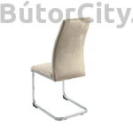 Kép 4/9 - AS-118 étkezőszék, bársony, latte