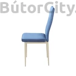 Kép 5/5 - AS-131 kék bársony, oldalról