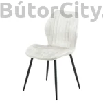 Kép 5/10 - Modern étkezőszék függőleges tűzéssel, bézs