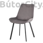 Kép 2/2 - R112 szürke bársony szék