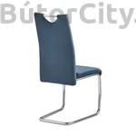 Kép 2/3 - ASR113 kék bársony, króm láb