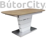 Kép 1/3 - Peru bővíthető étkezőasztal, ovális asztallappal