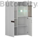 Kép 3/5 - Azteca Trio vitrines magas komód (SFK1W1D/14/9)