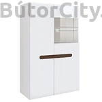 Kép 1/5 - Azteca Trio vitrines magas komód (SFK1W1D/14/9)