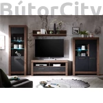 Kép 5/6 - Balin vitrines komód (fekete tölgy) (REG1D1W)