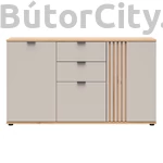Kép 3/4 - Brevas 3 ajtós, 2 fiókos komód (KOM3D2S)