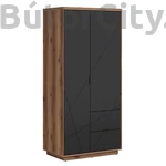 Kép 1/7 - Forn szekrény (SZF2D2S) (delano tölgy korpusz/választható front)