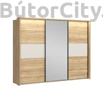 Kép 2/3 - Glamour gardróbszekrényhez díszléc LED-világítással