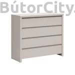 Kép 1/5 - Kaspian 4 fiókos komód - kasmír (KOM4S)