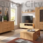 Kép 4/5 - Lamea tükrös szekrény 154 cm (SZF2D2S1M)