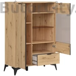 Kép 3/5 - lamea-vitrines-komod-reg1d1w1s-belso-elrendezes