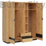 Kép 3/5 - Ostia gardróbszekrény (SZF3D2S)