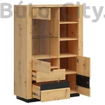 Kép 3/5 - Ostia alacsony vitrines szekrény (REG1D1W2S/15/10)