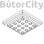 Kép 1/2 - Pont LED világítás vitrines komódhoz (KOM3W)