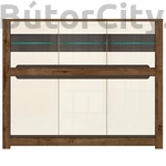 Kép 3/4 - Ruso vitrines komód (KOM3W3D)