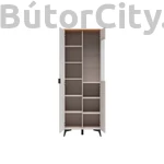 Kép 2/5 - Velton magas vitrines szekrény (REG1D1W-A)