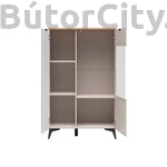 Kép 3/5 - Velton alacsony vitrines szekrény (REG1D1W-B)