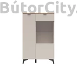 Kép 4/5 - Velton alacsony vitrines szekrény (REG1D1W-B)