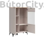 Kép 2/5 - Velton alacsony vitrines szekrény (REG1D1W-B)