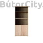 Kép 1/4 - Fuggi polcos szekrény 2 alsó ajtóval