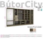 Kép 2/2 - Firenze szekrénysor (340 cm)