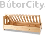 Kép 2/2 - Leo ágykeret ágyneműtartós - gázrugós, oldalnyílós (90*200)