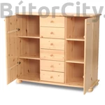 Kép 2/3 - Anikó 6 fiókos 2 ajtós komód