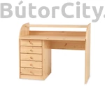 Kép 1/2 - Andi 5 fiókos íróasztal (kétféle elrendezés)