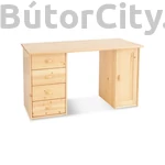 Kép 3/3 - Vanessa ajtós-fiókos íróasztal (kétféle elrendezés)