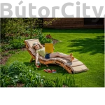 Kép 4/8 - Ívelt akácfa napozóágy