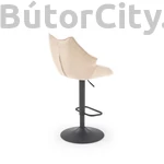 Kép 3/8 - H122 bárszék, szín: fekete/bézs