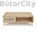 Kép 3/8 - BORNEO LAW-1 dohányzóasztal, szín: artisan tölgy/fekete