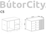 Kép 2/6 - citus-komod-meretes