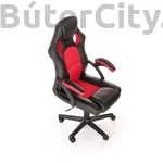 Kép 2/10 - Berkel gaming forgószék, billenő mechanika, szín: fekete/piros